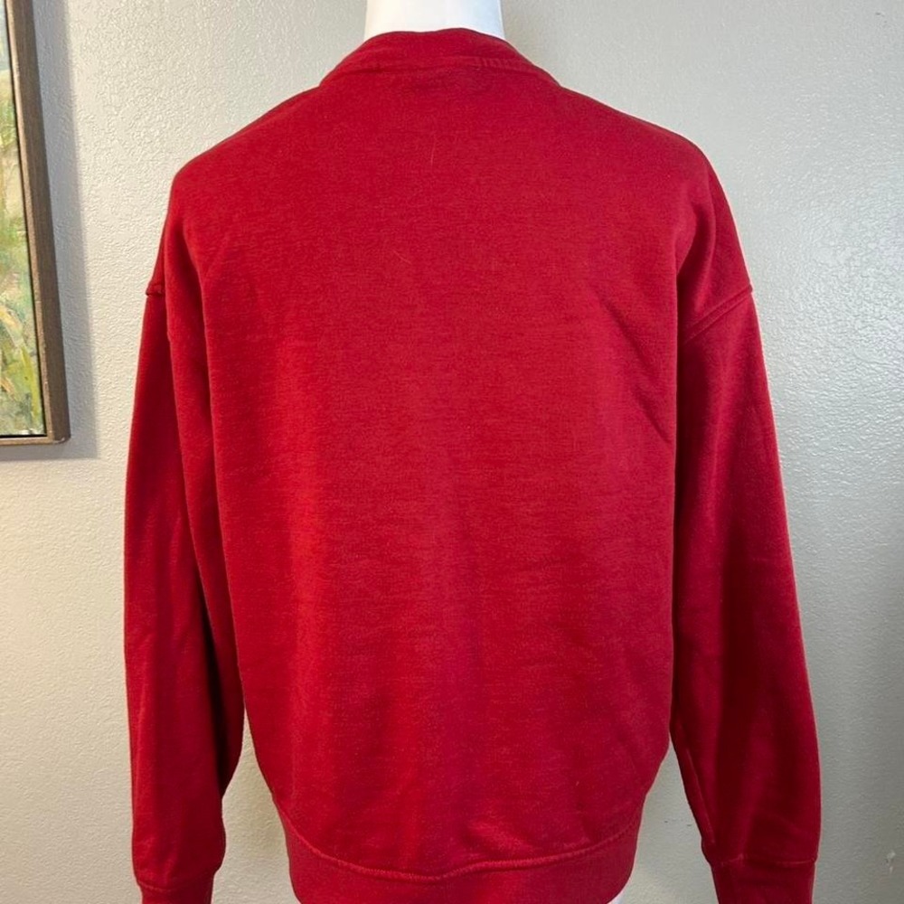 Disney‎ Donald Duck Comics Red Christmas Sweatshirt - XS - Picture 3 of 8